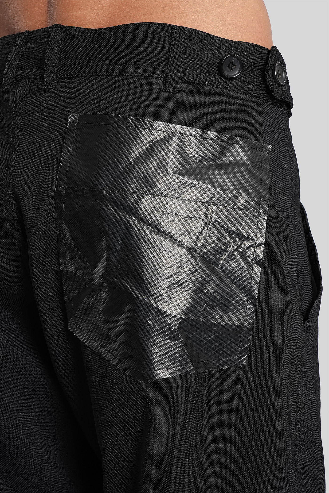 Comme Des Garçons Shirt Pants In Black Polyester In Black