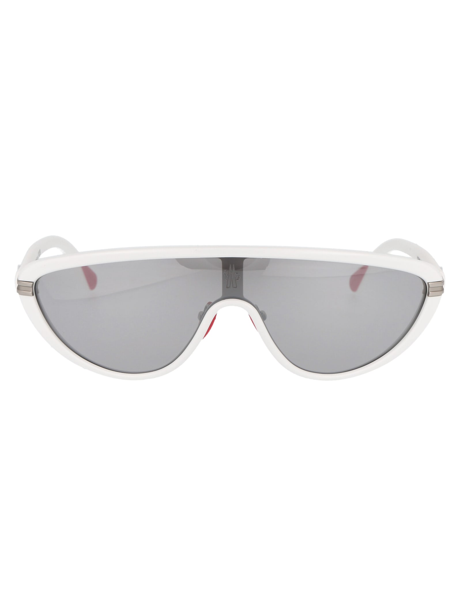 Shop Moncler Ml0239 Sunglasses In 21c White