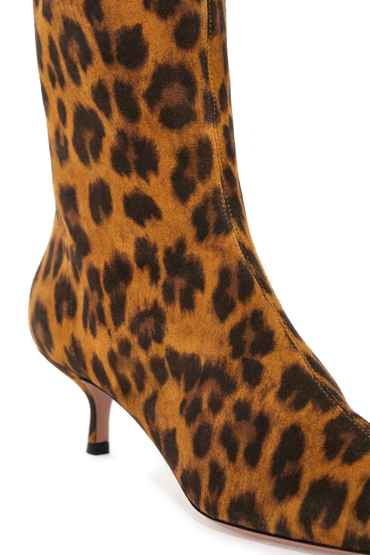 AQUAZZURA MONTMARTRE LEATHER ANKLE BOOTS