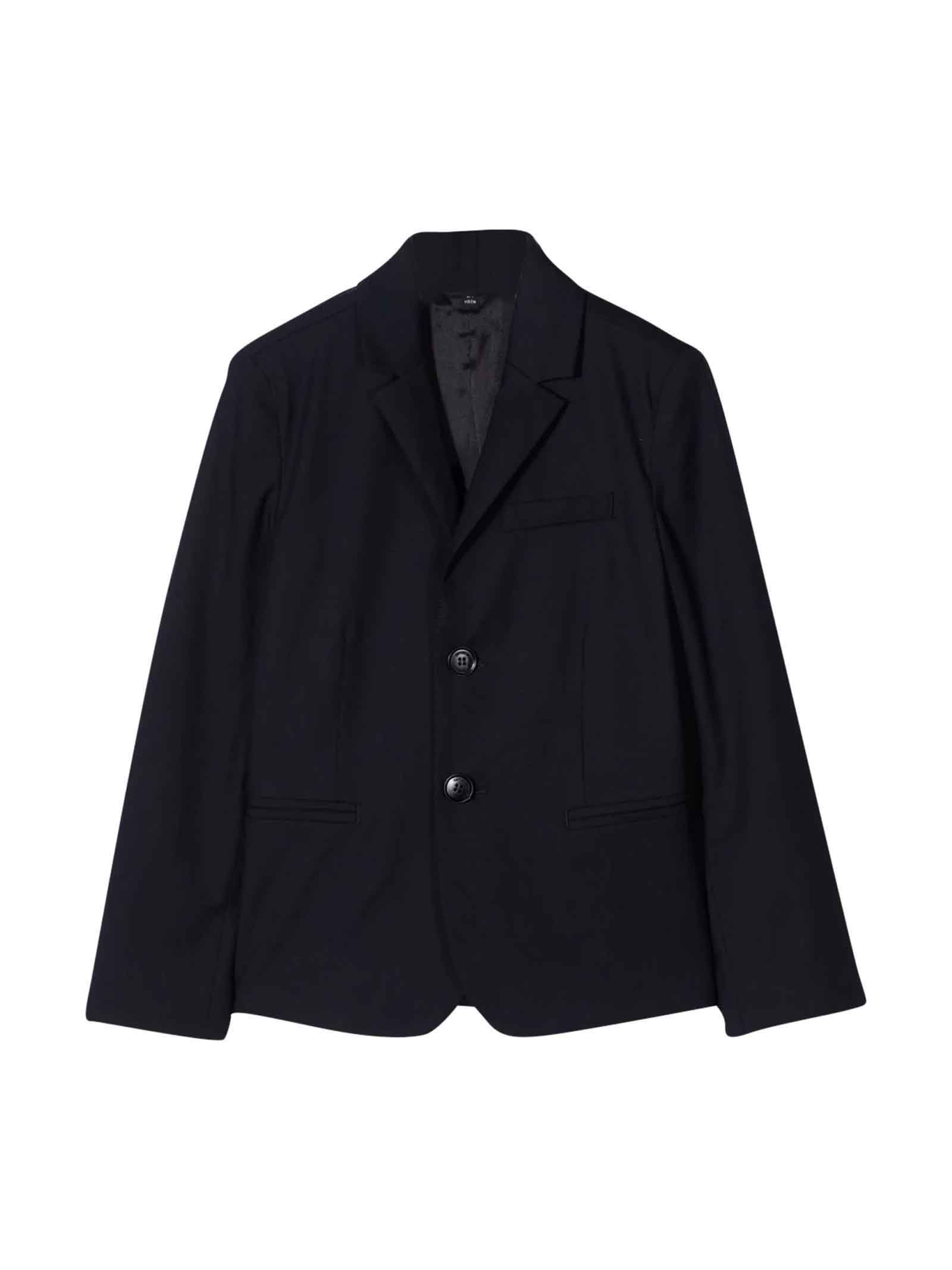 Emporio Armani Black Blazer With Frontal Pocket