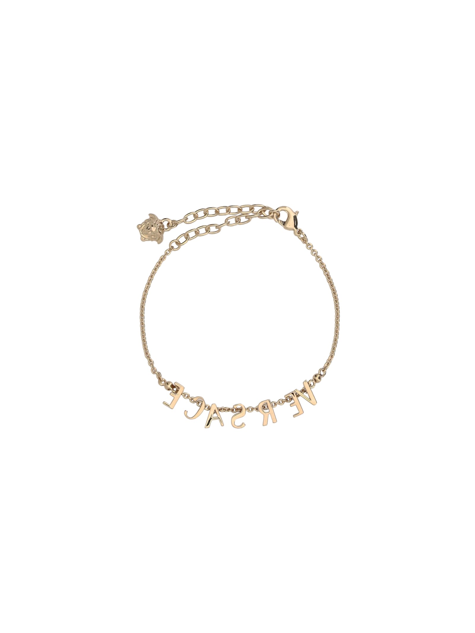Versace Women Logoed Bracelet In Gold