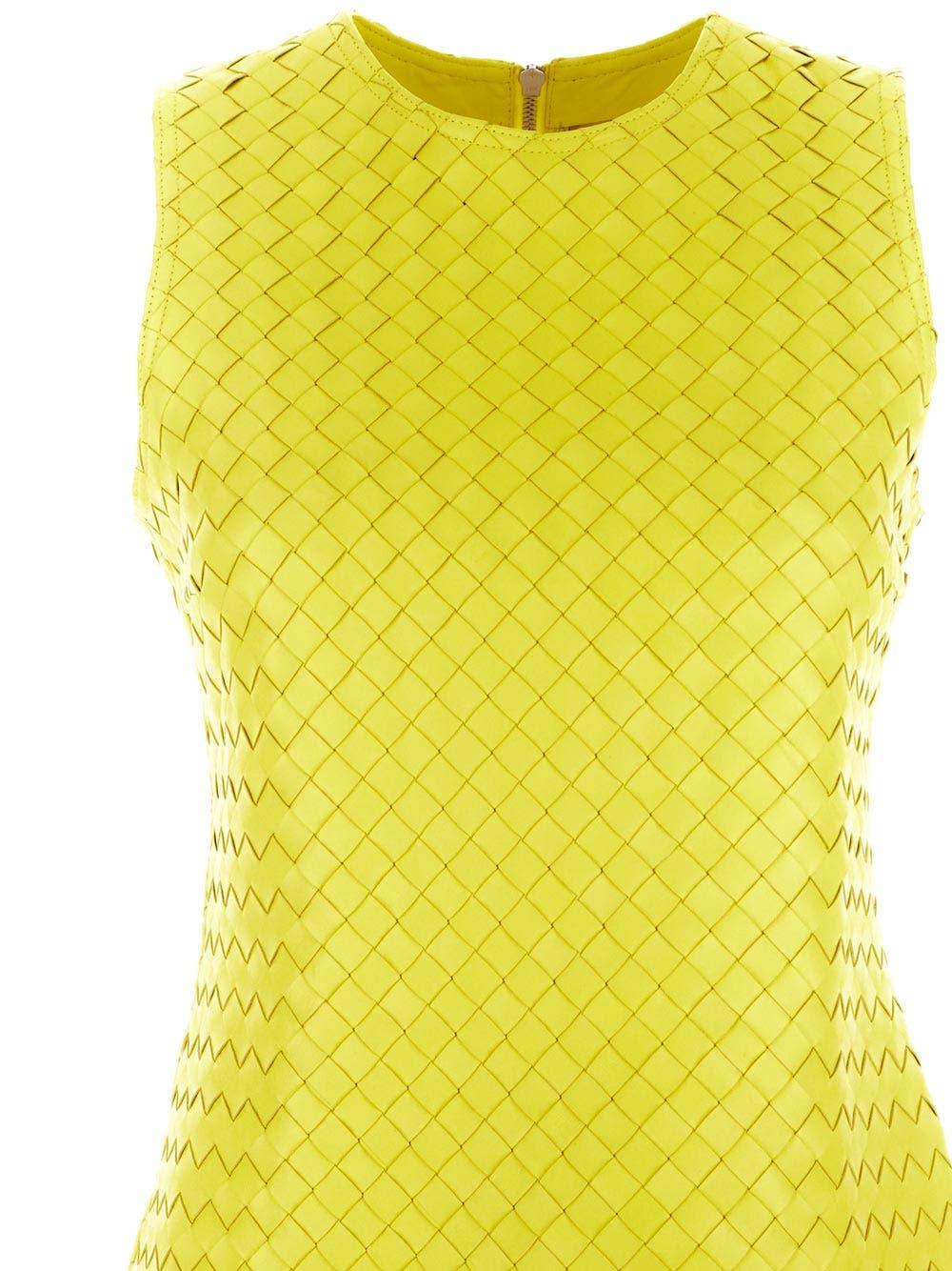 BOTTEGA VENETA INTRECCIATO LEATHER DRESS
