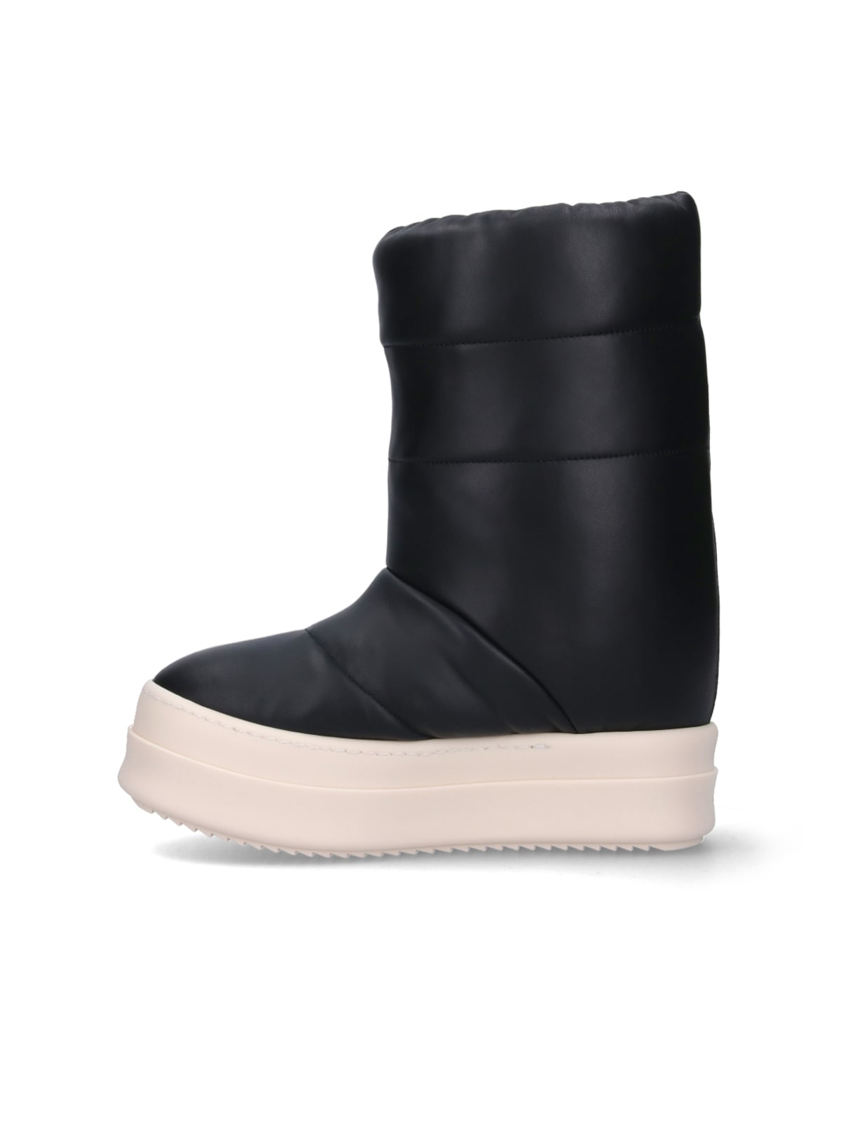 Shop Rick Owens Puffer Sneak Padded Boots In Black