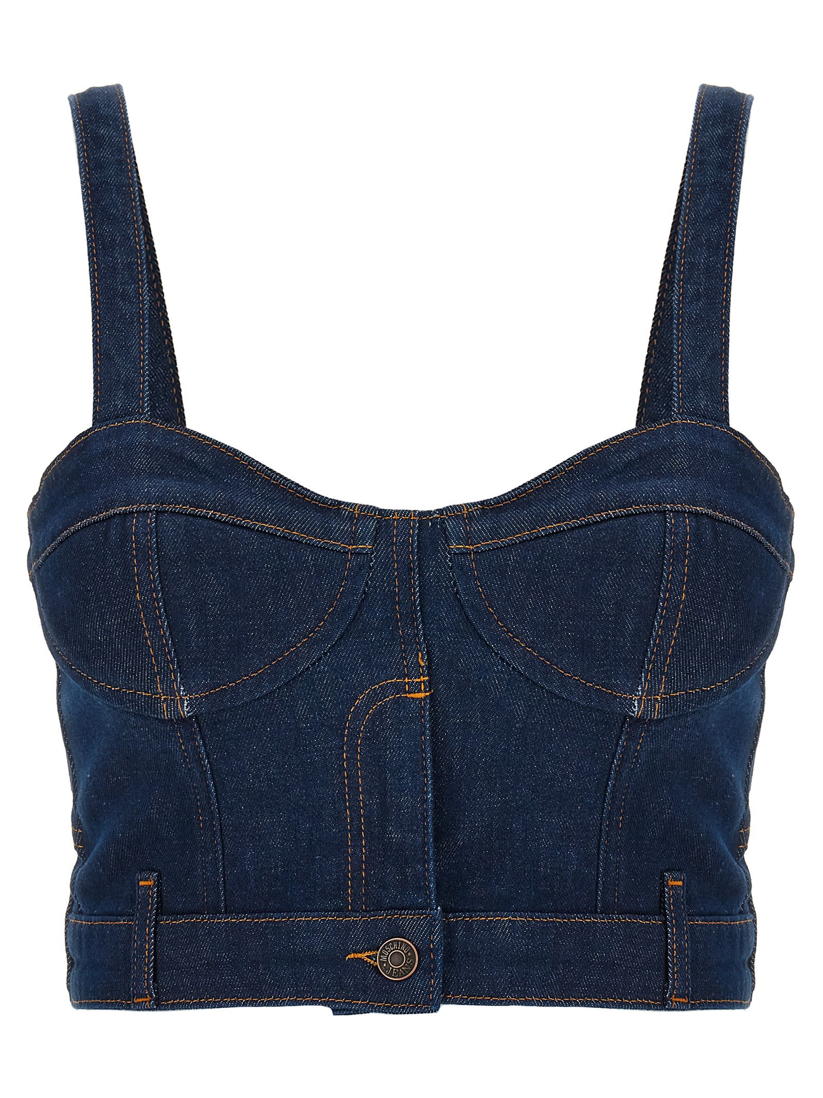 Denim Corset Top