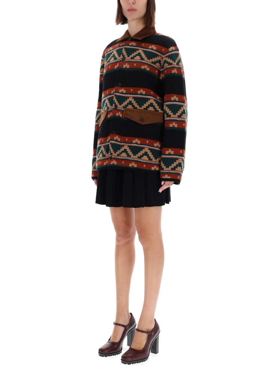 Guest In Residence Western Industry Quilted Wool And Cashmere-blend Jacket In Multi