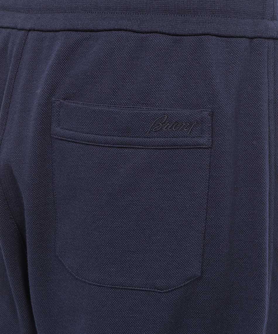 Brioni Cotton-blend Sweatpants In Blue