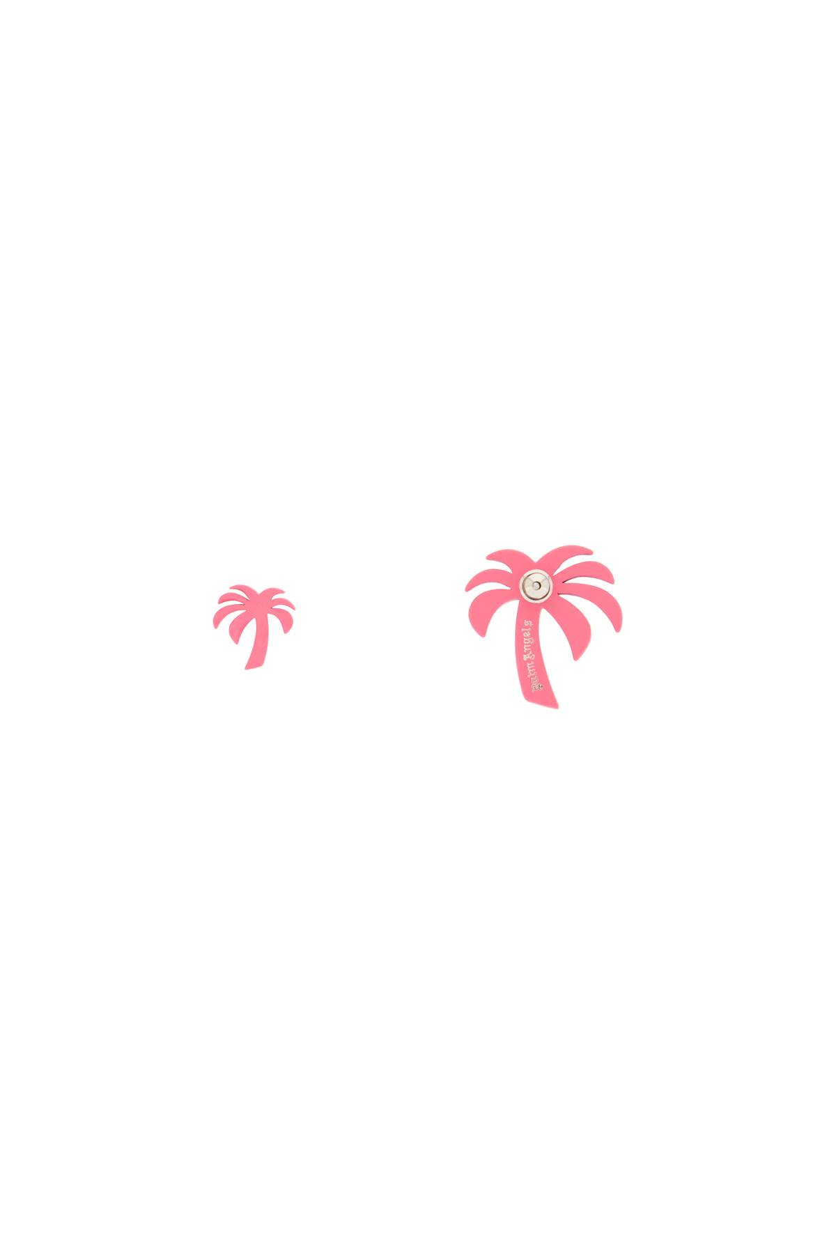 Shop Palm Angels Palm Earrings In Pink