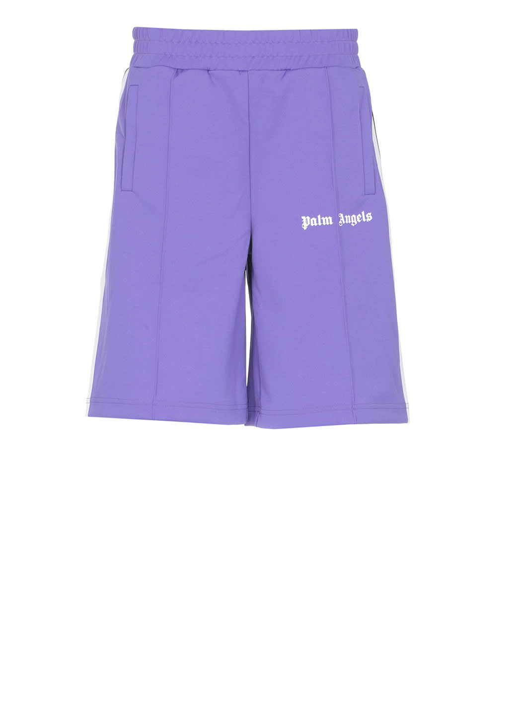 Palm Angels Track Bermuda Shorts With Logo