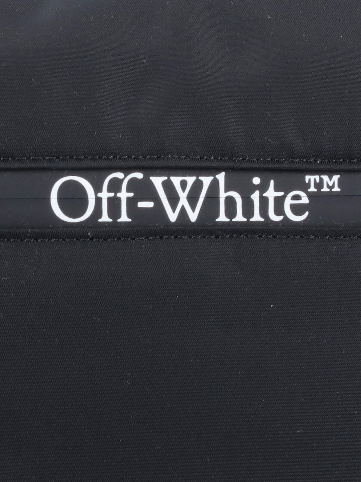 Shop Off-white Logo Belt Bag In Black