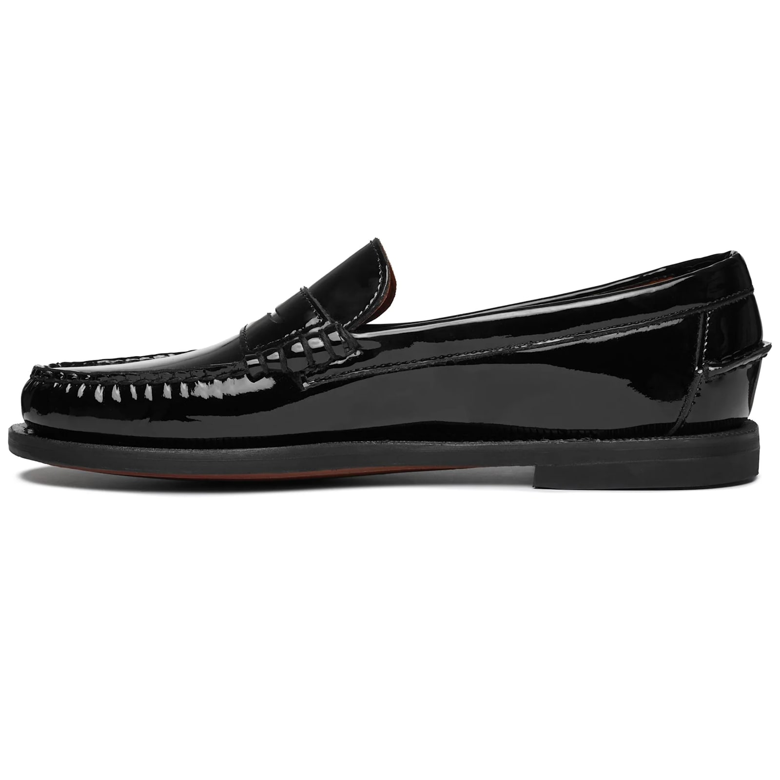 Shop Sebago Classic Dan Patent Leather Wom In Black