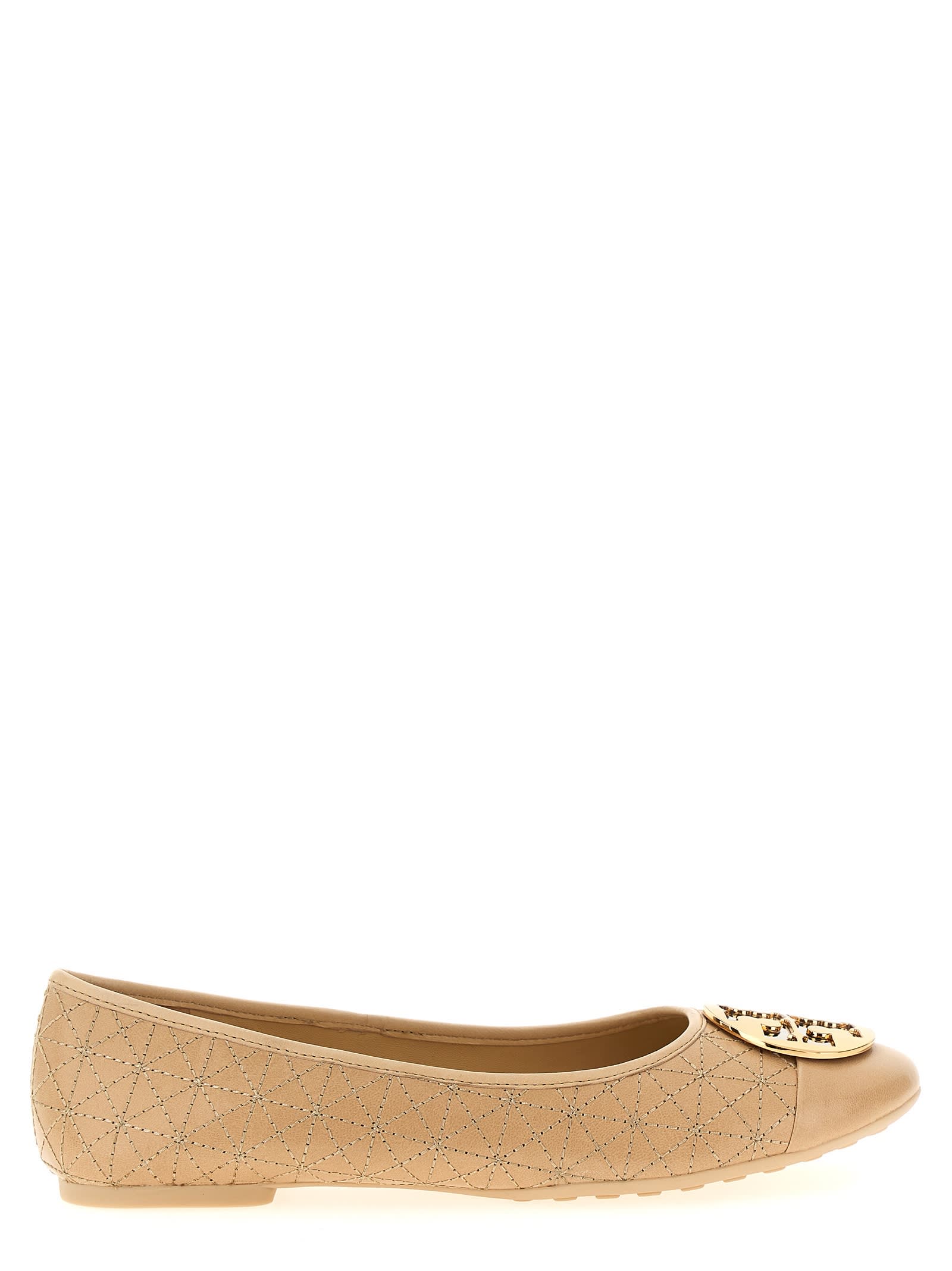 TORY BURCH CLAIRE QUILTED BALLET FLATS