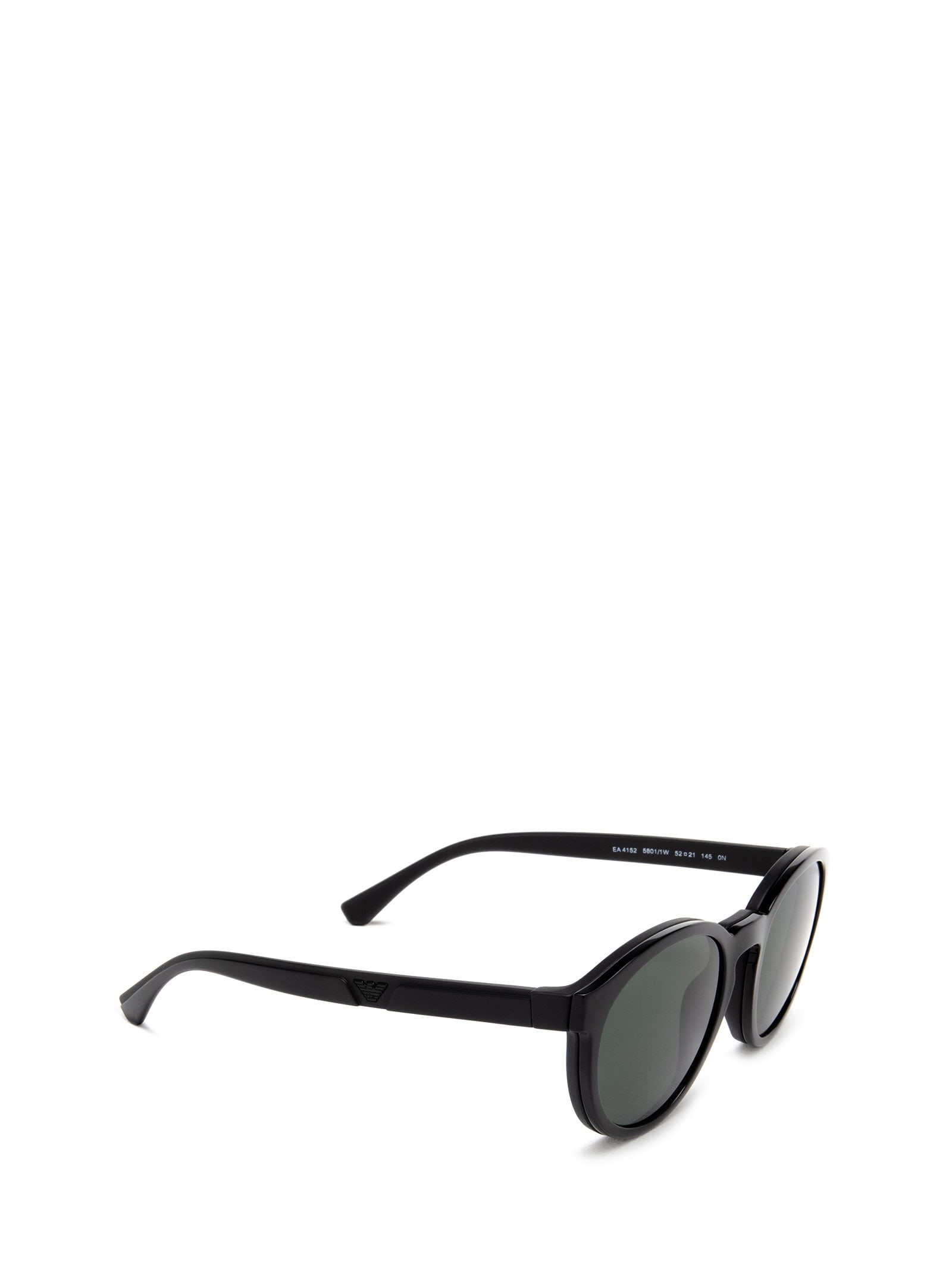 Shop Emporio Armani Ea4152 Matte Black Sunglasses
