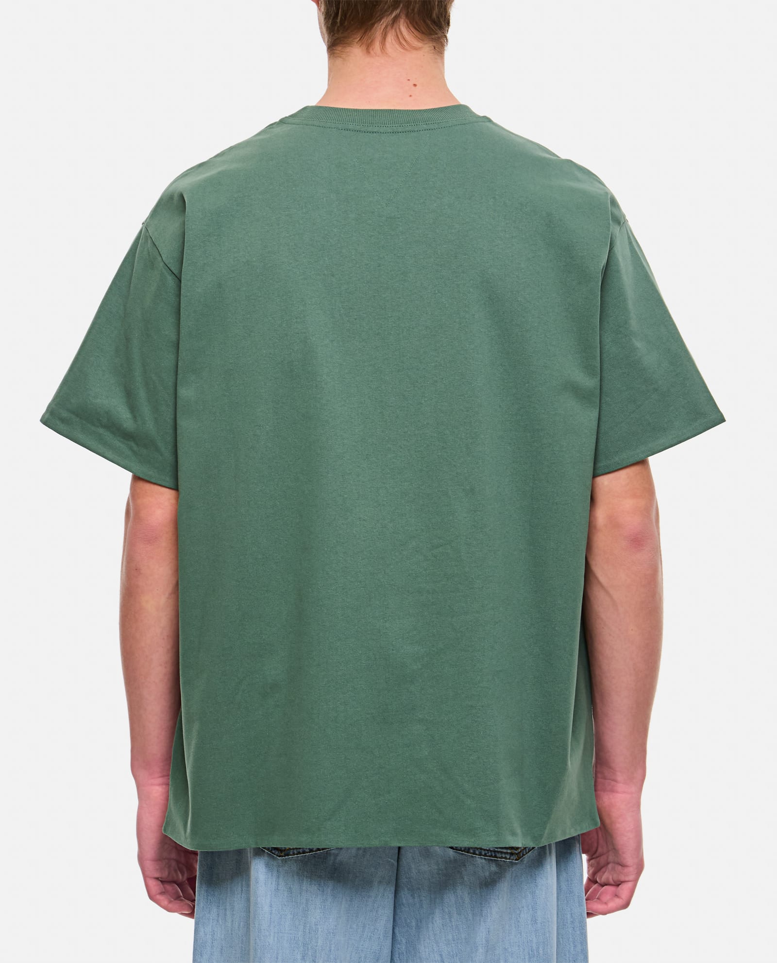Shop Bottega Veneta Double Layer T-shirt In Green