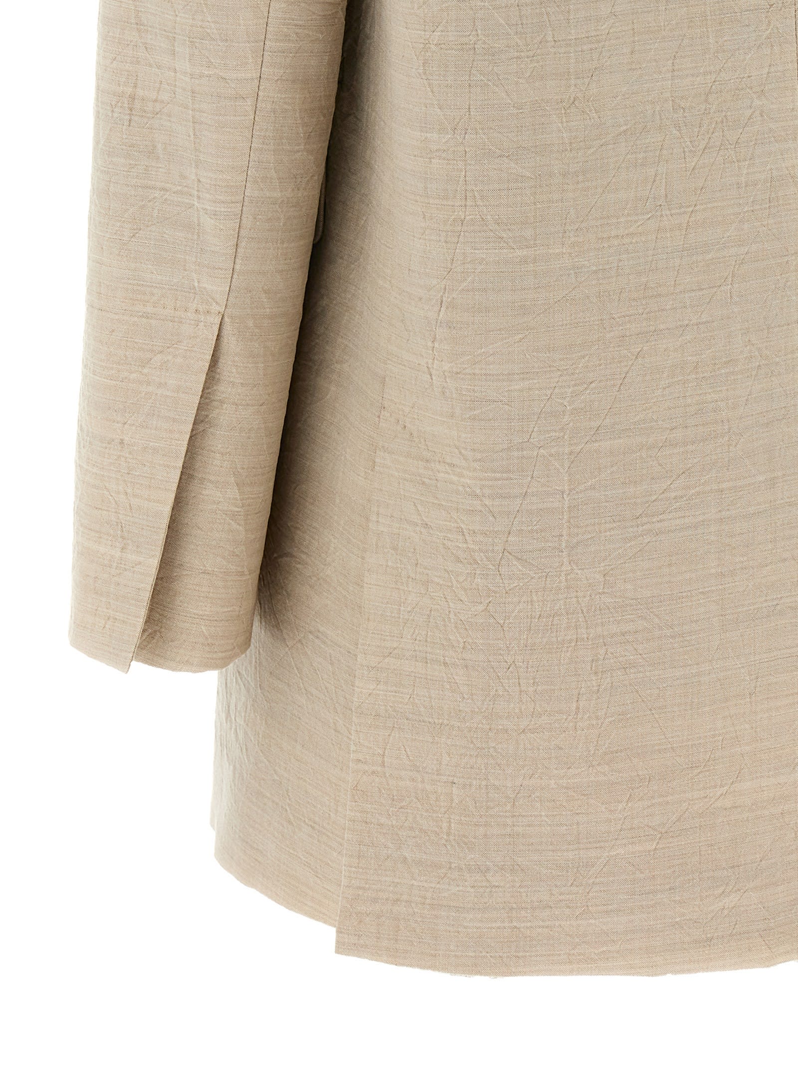 Max Mara Acacia Beige Virgin Wool Jacket In Beige