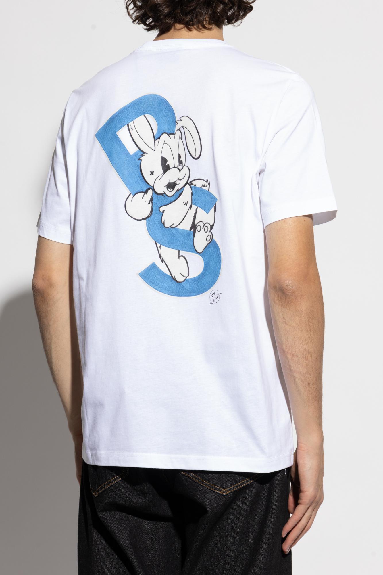 Ps By Paul Smith Ps Paul Smith T-shirt With Colorful Print In White