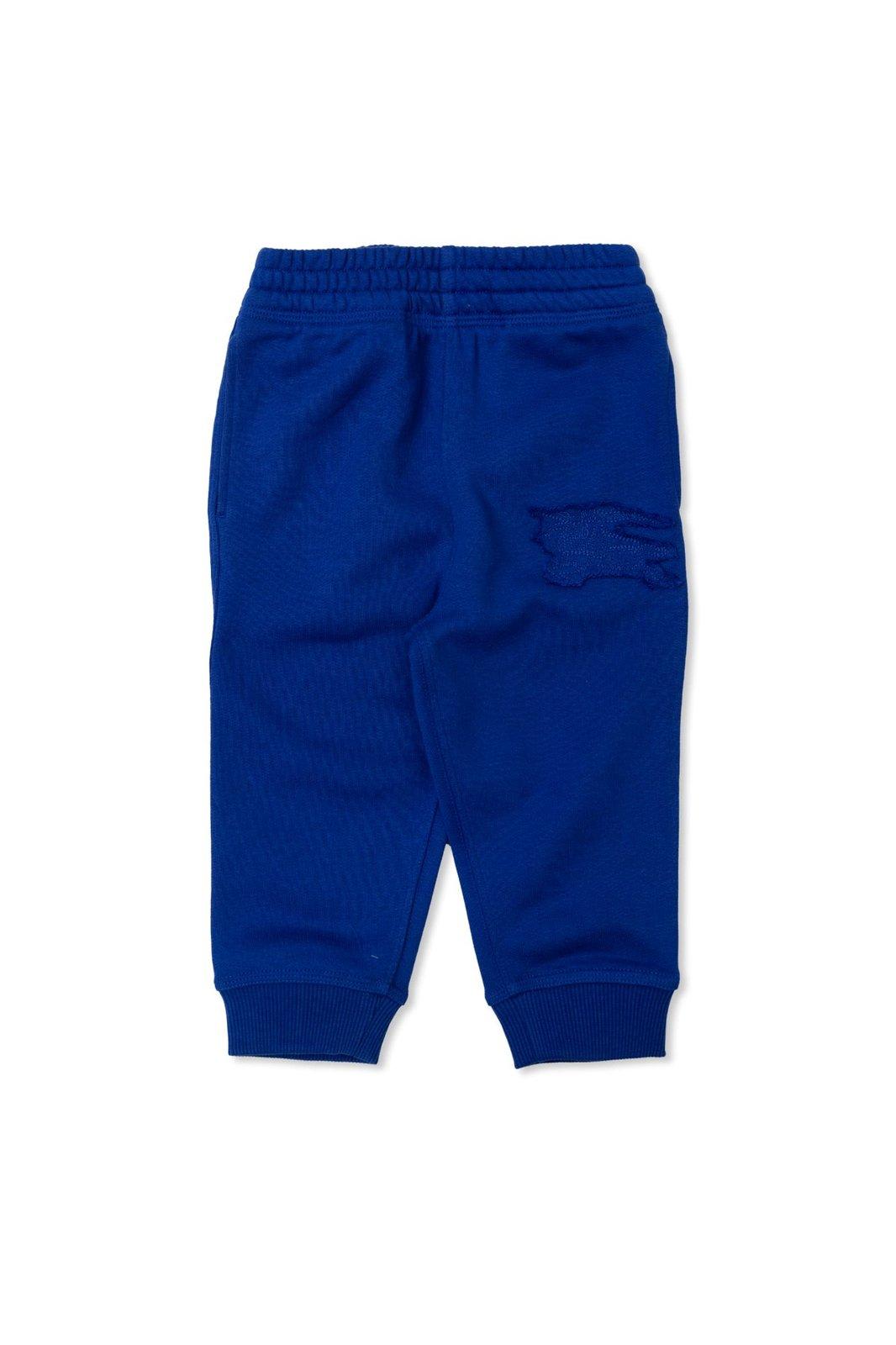 Burberry Ekd Jogging Pants In Blue