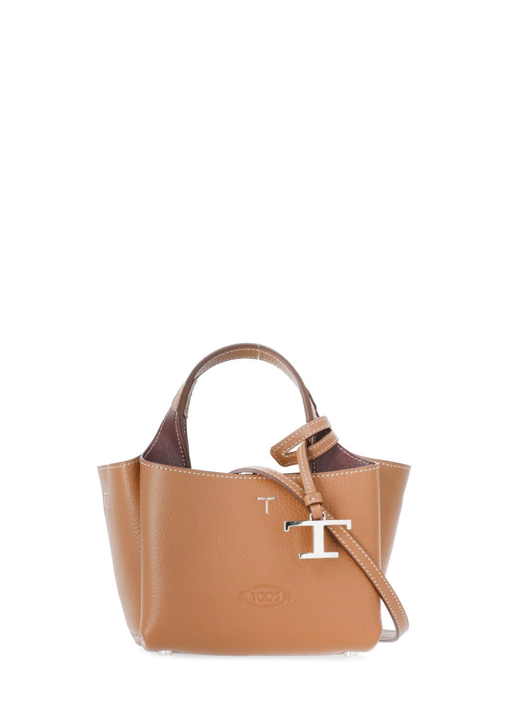 Shop Tod's Micro Bag In Brown