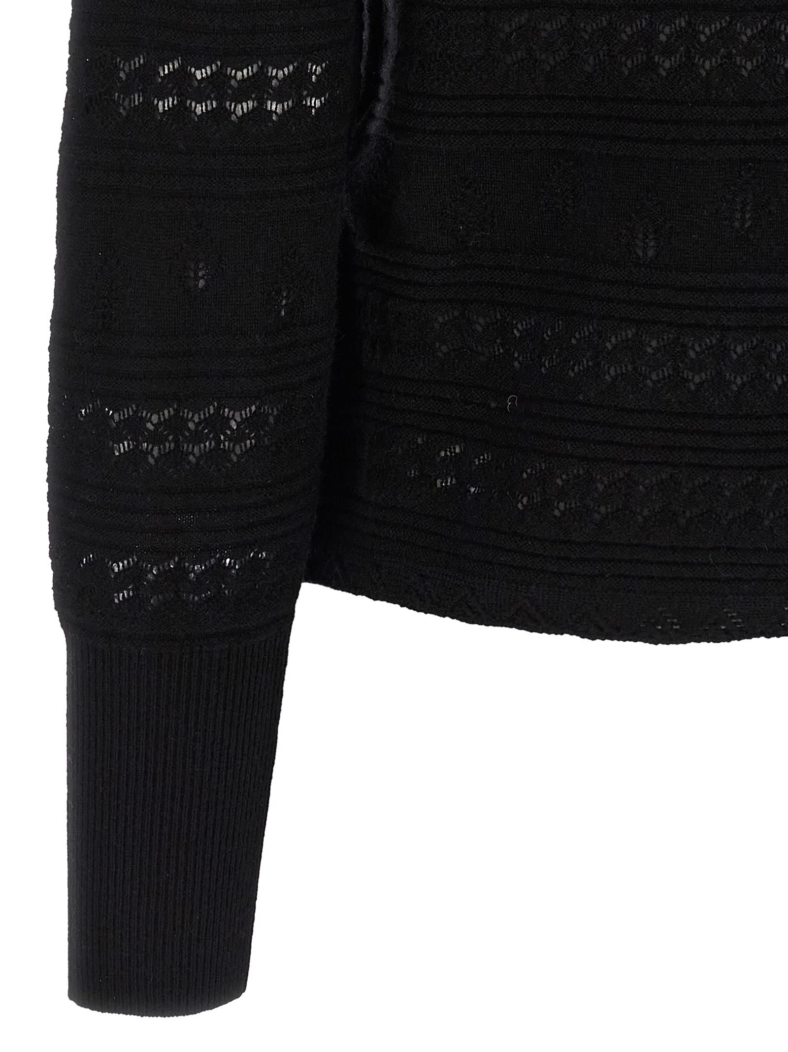 Eres Trio Cardigan In Black