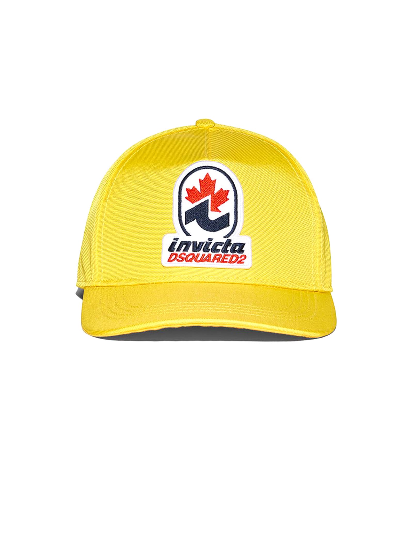 Dsquared2 Yellow Invicta Baseball Cap