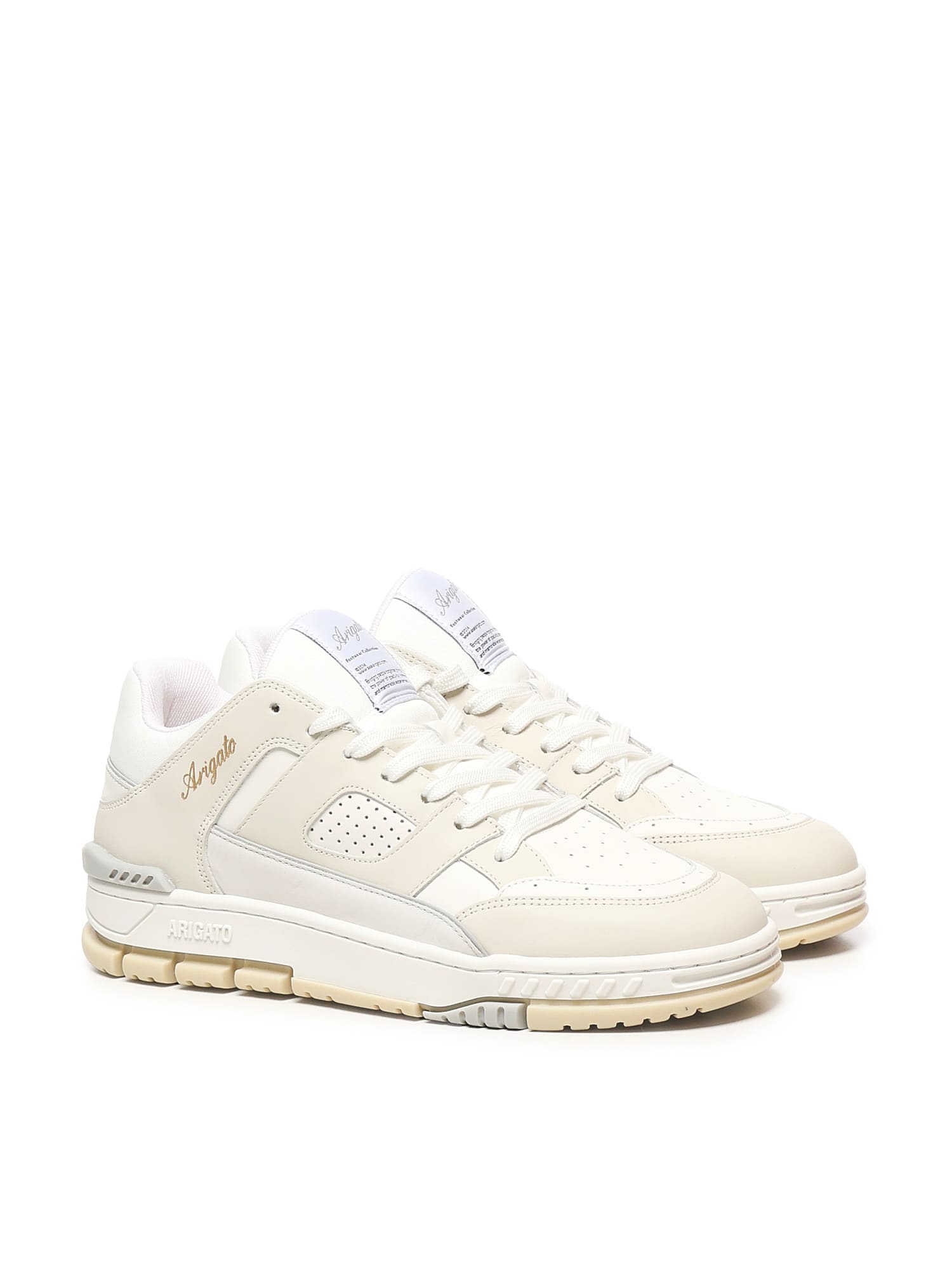 Axel Arigato Low-top Sneakers With Textured Panels And Cushioned Sole In Multi