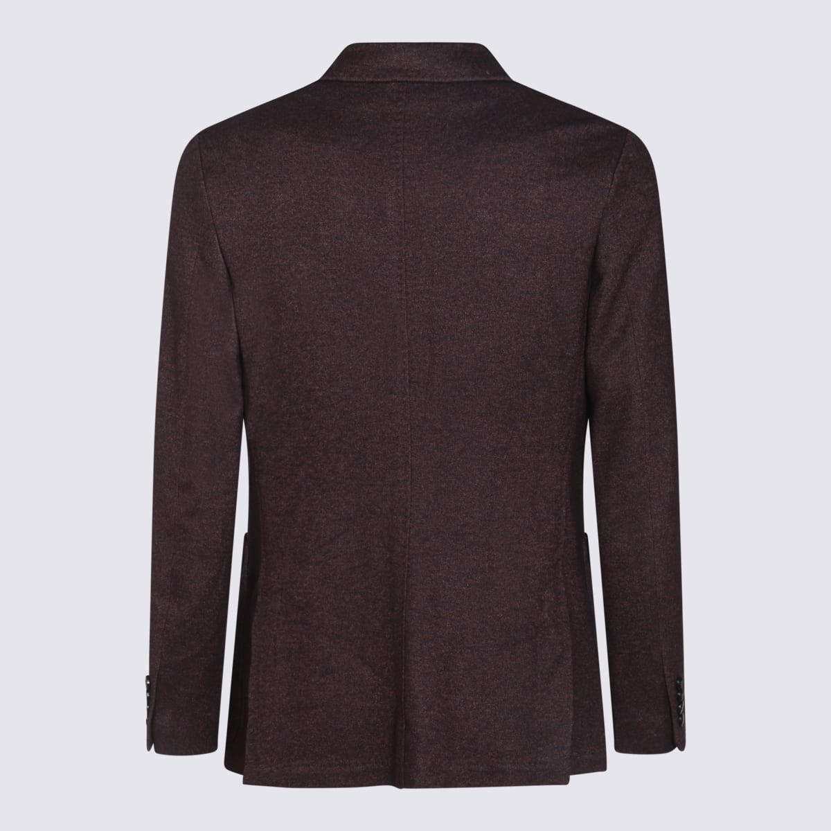 Shop Canali Black Silk Blazer