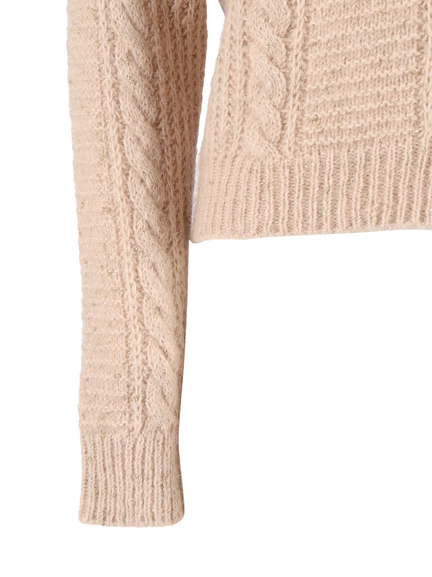 Max Mara Studio Boxy Sweater In Blended Alpaca In Neutral