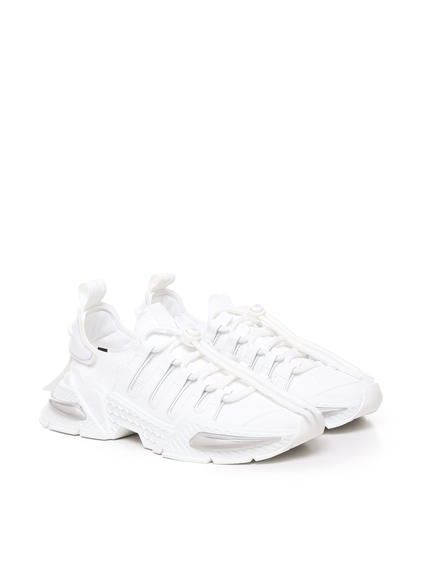 Shop Dolce & Gabbana Sneakers Airmaster In Nylon In White