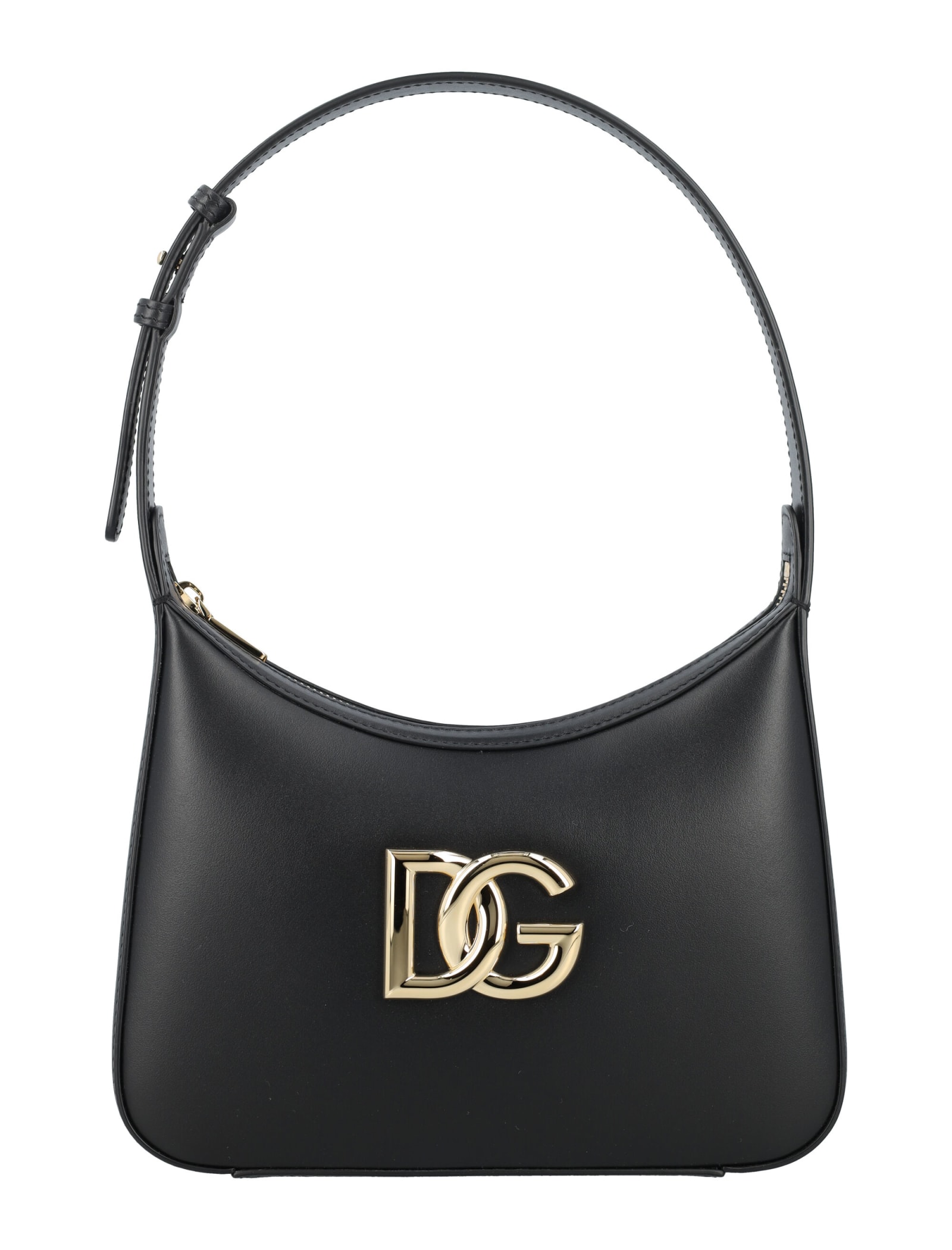 Dolce & Gabbana 3.5 Moon Shoulder Bag In Black