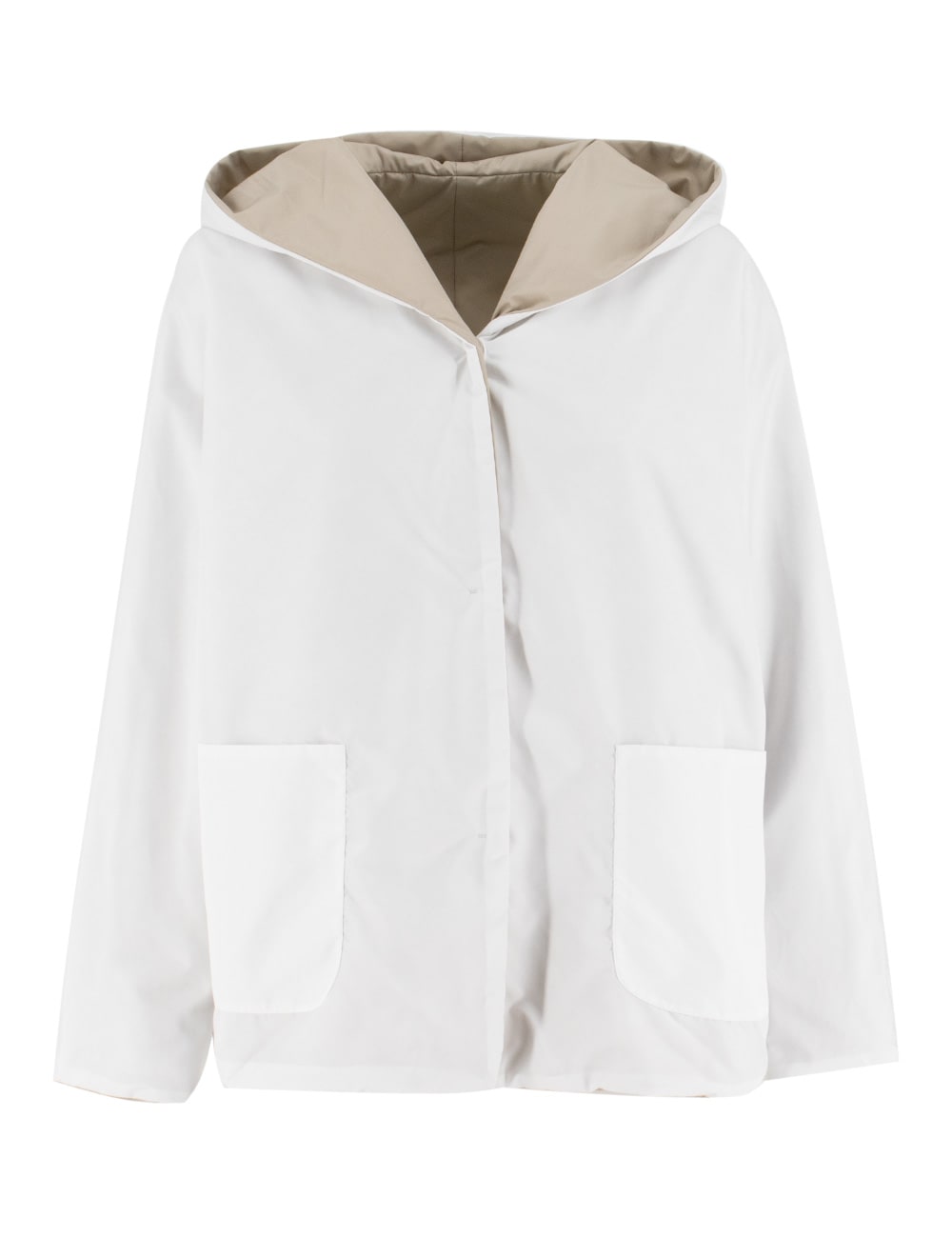 Shop Le Tricot Perugia Jacket In Beige_white