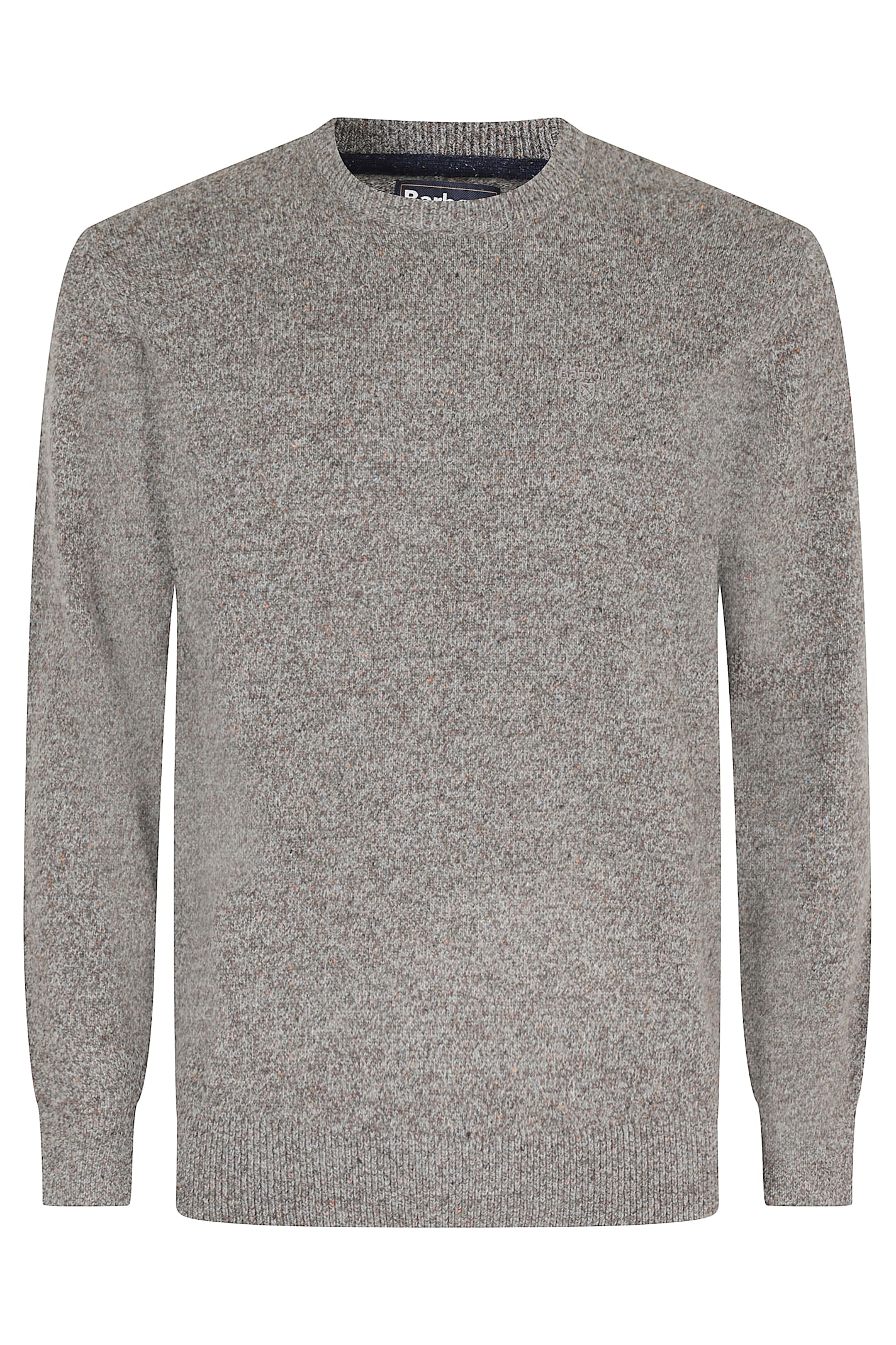 Barbour Textured Knit Sweater In Gray