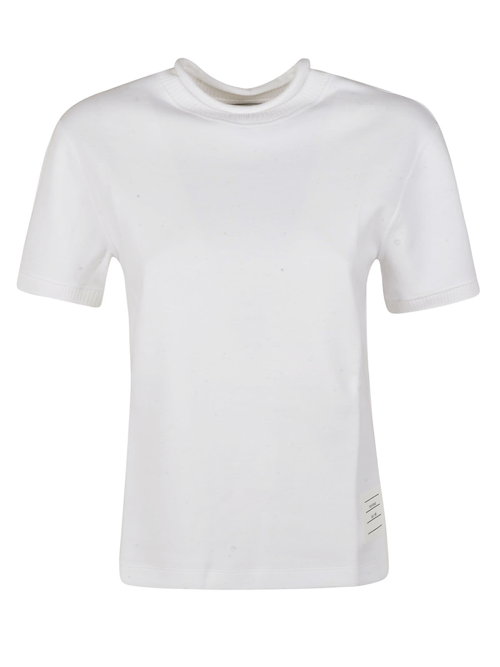 Thom Browne Short Sleeve Roll Neck T-shirt