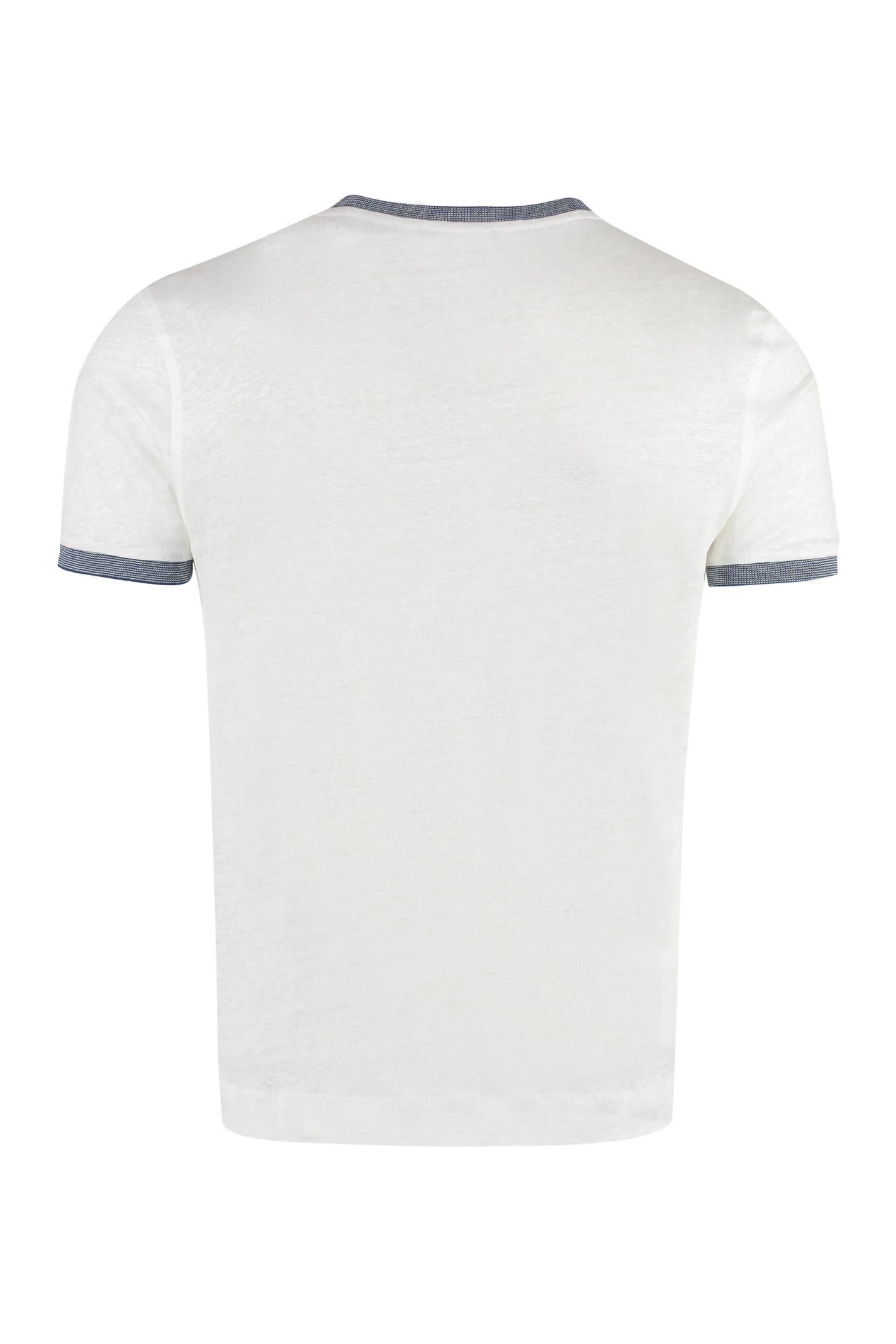 Shop Vilebrequin Printed Wool T-shirt In White