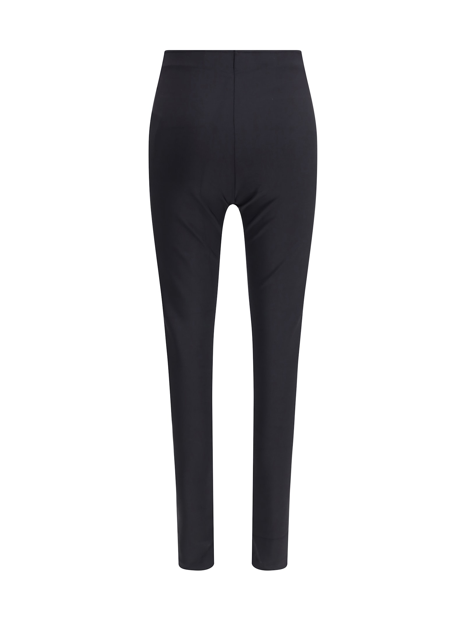 Wolford Midnight Grace Front-slit Jersey Leggings In Black