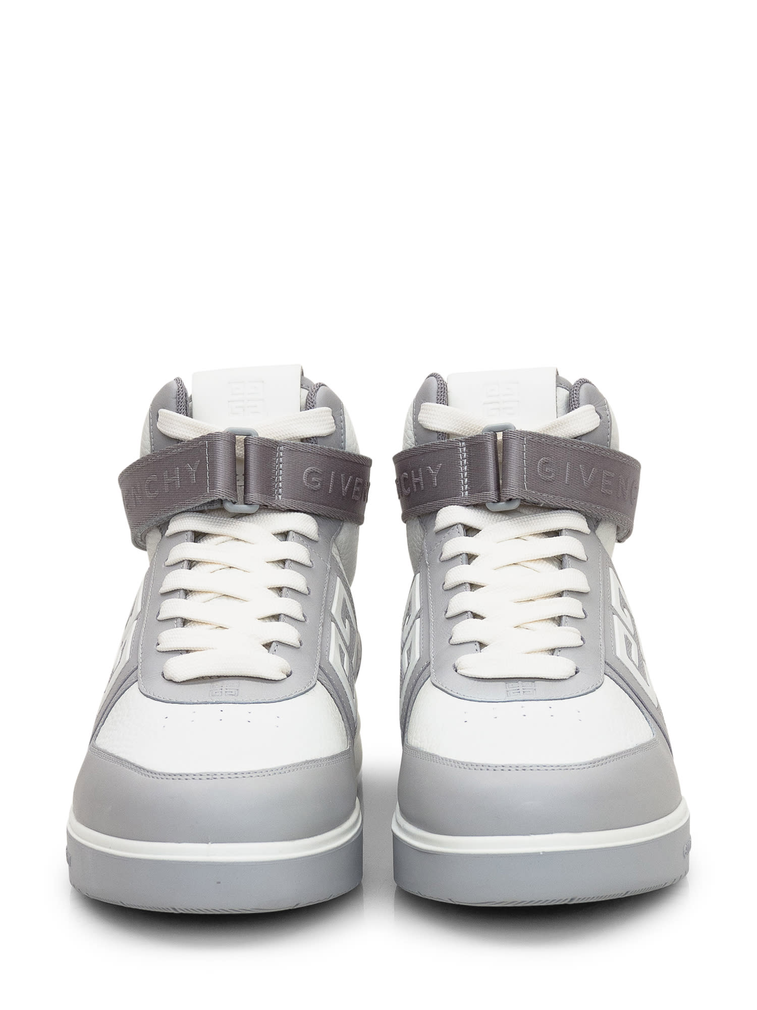 Shop Givenchy G4 High Sneaker In Grey