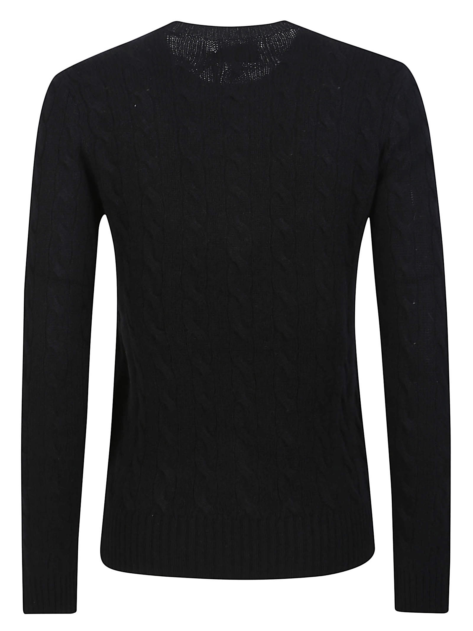 Polo Ralph Lauren Long Sleeve Stretch Woven Julianna Pullover In Black