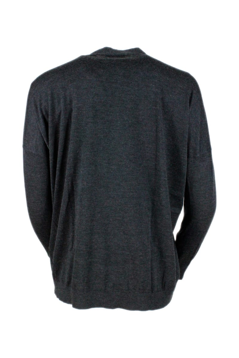 Shop Brunello Cucinelli Sweater In Anthracite