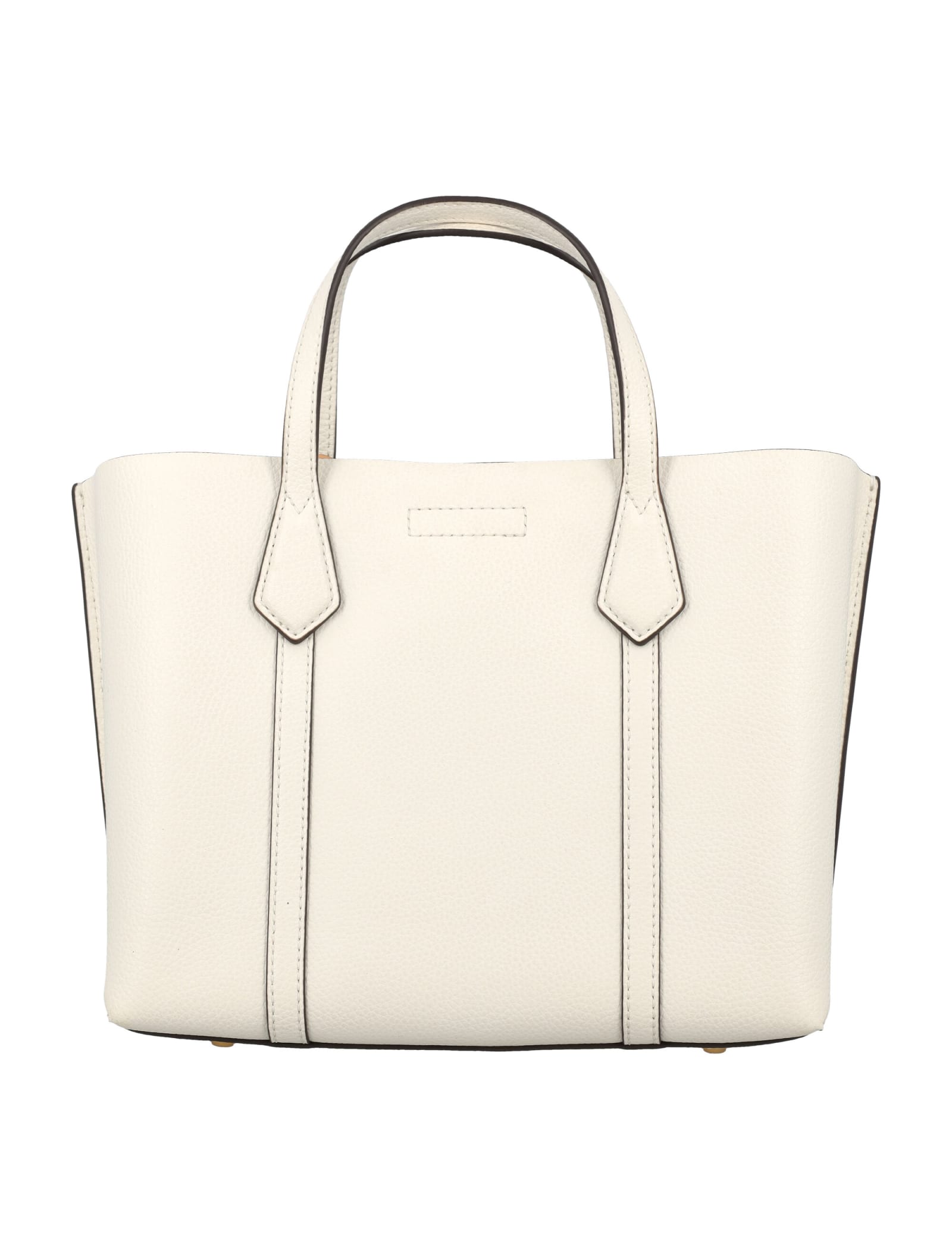 Shop Tory Burch Perry Small Tote Bag In New Ivory