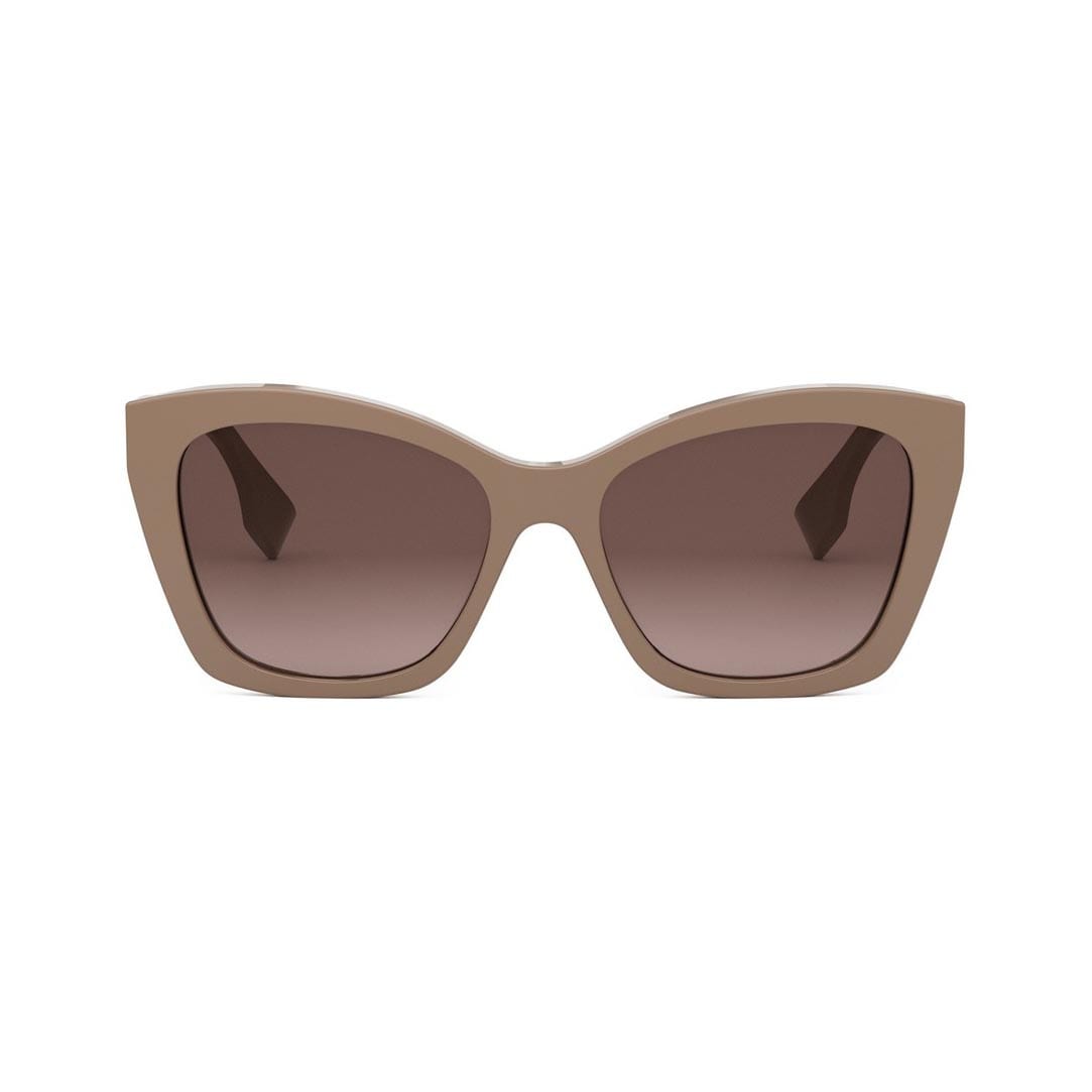 Shop Fendi Sunglasses In Cipria/marrone