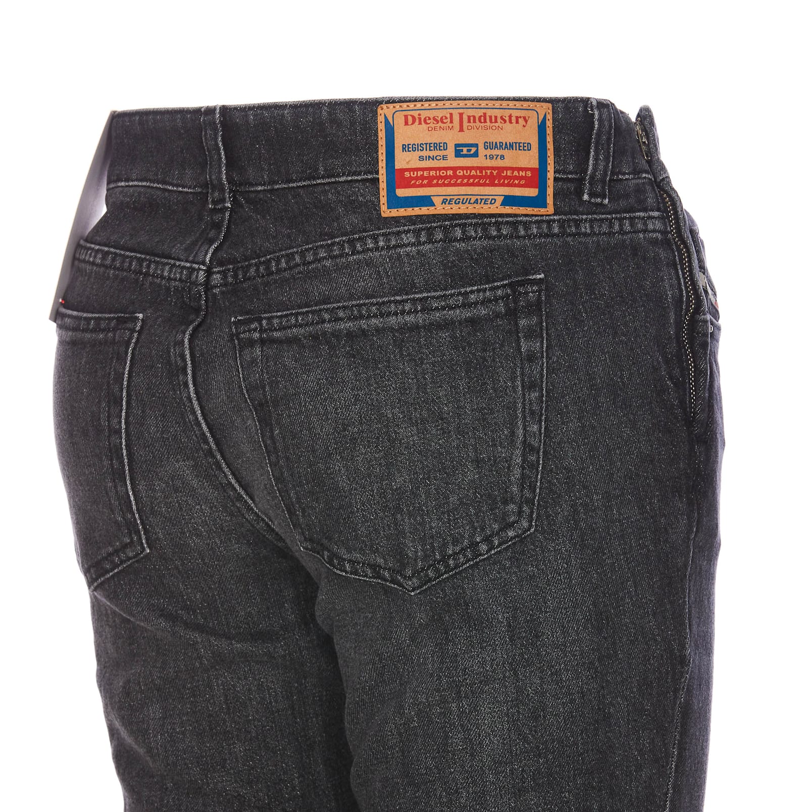 Shop Diesel 1969 D-ebbey Jeans In Grey