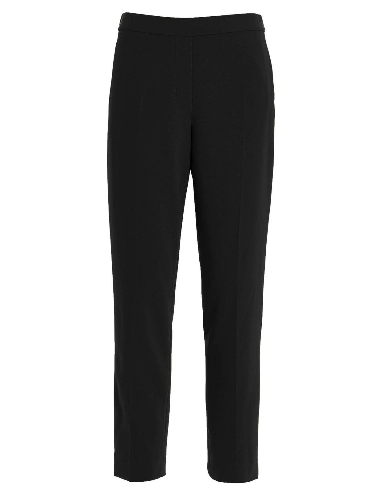 Shop Theory Straight Leg Tailored Trousers In Black