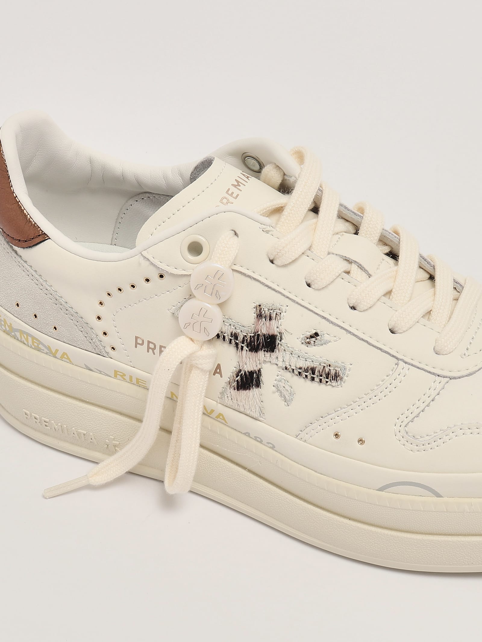 Shop Premiata Micol Sneaker In Burro