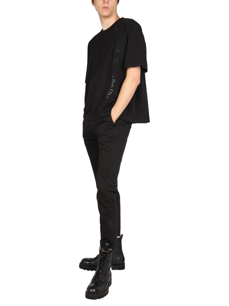 Shop Tatras Oversized Fit T-shirt In Black