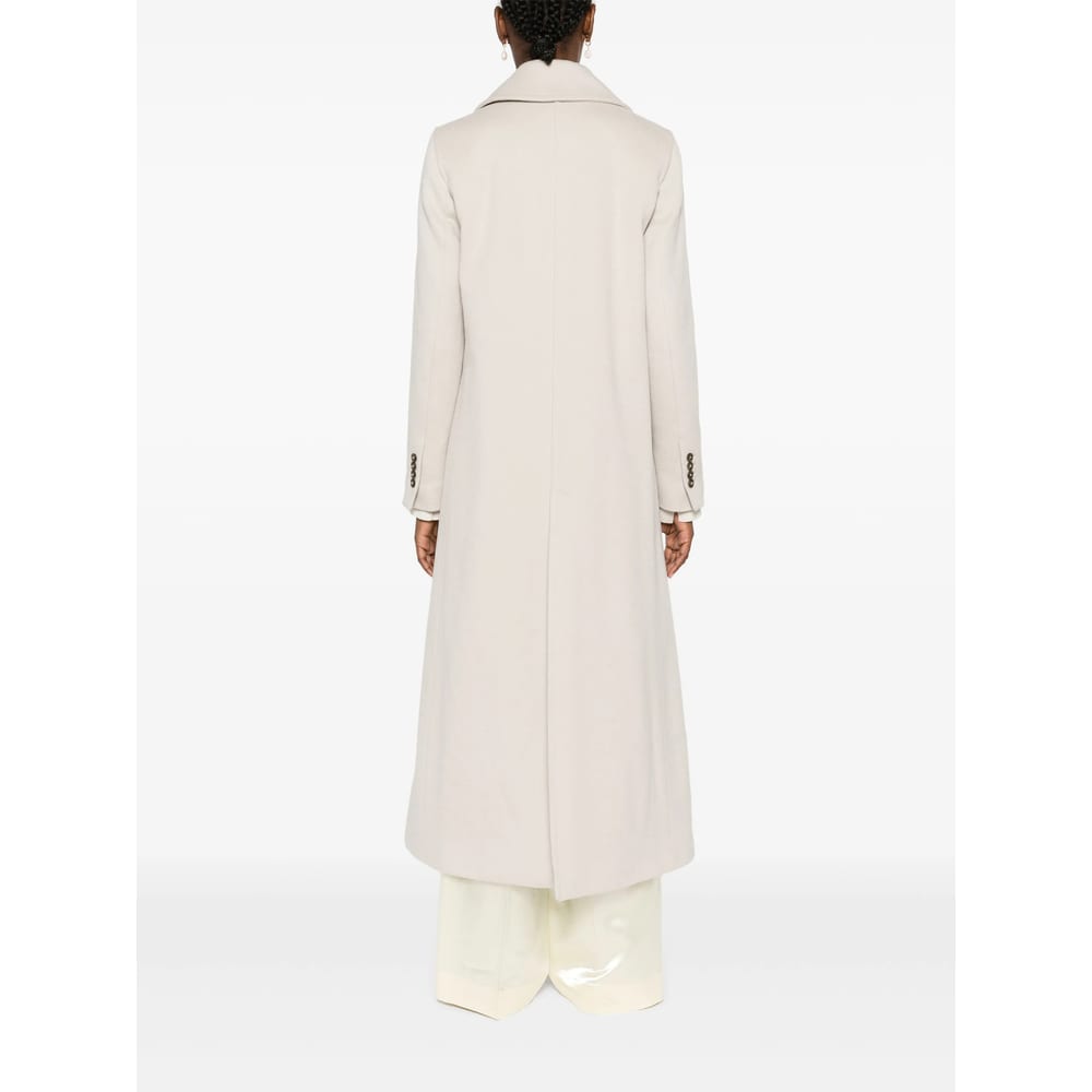 Herno Coat In Neutral