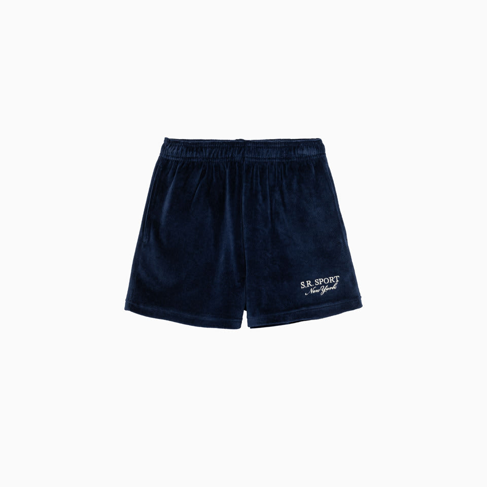 Sporty & Rich Sporty And Rich Velour Shorts