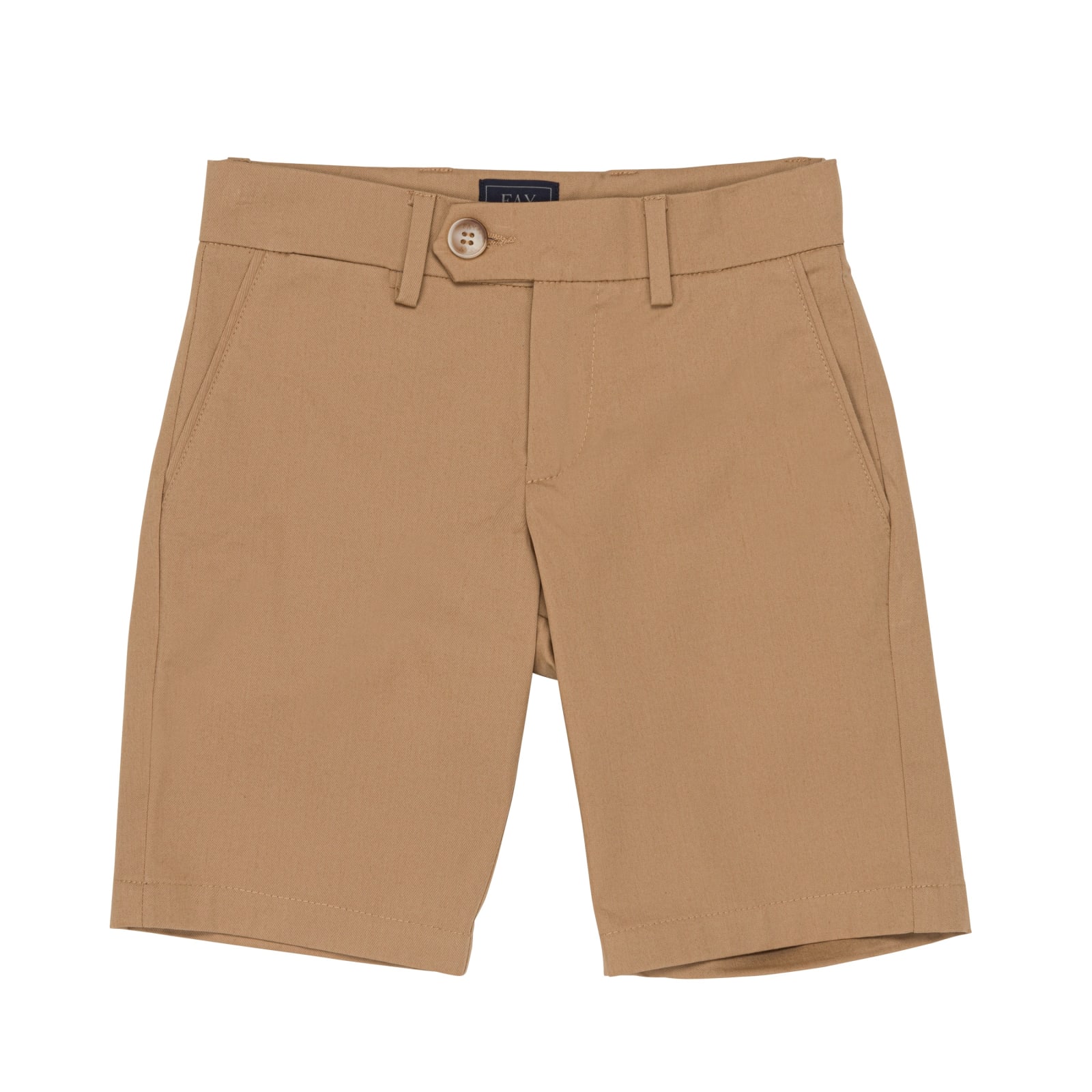 Fay Kids' Shorts With Embroidery In Beige
