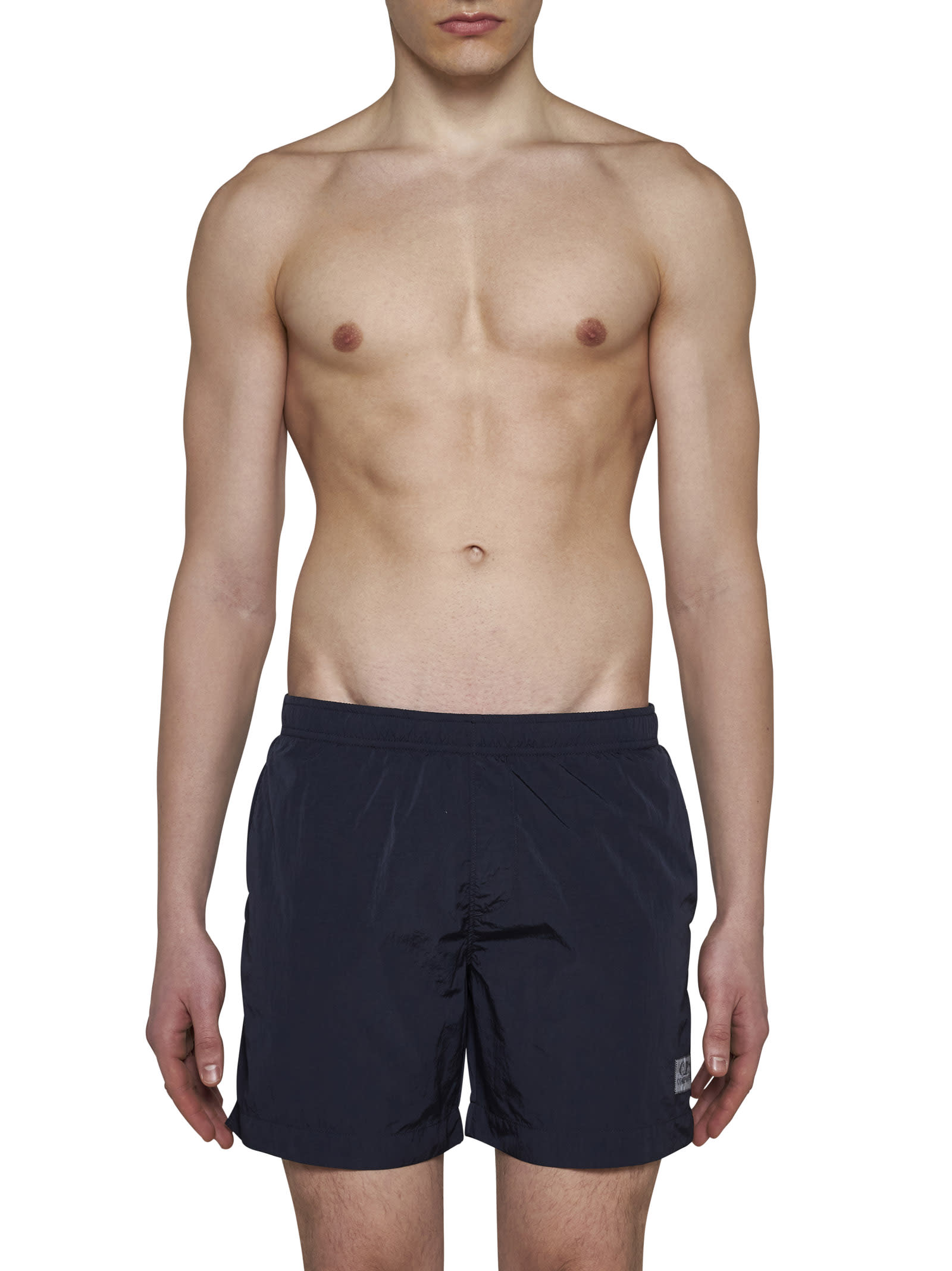 C.p. Company Eco-chrome-r Nylon Swim Shorts In Blue