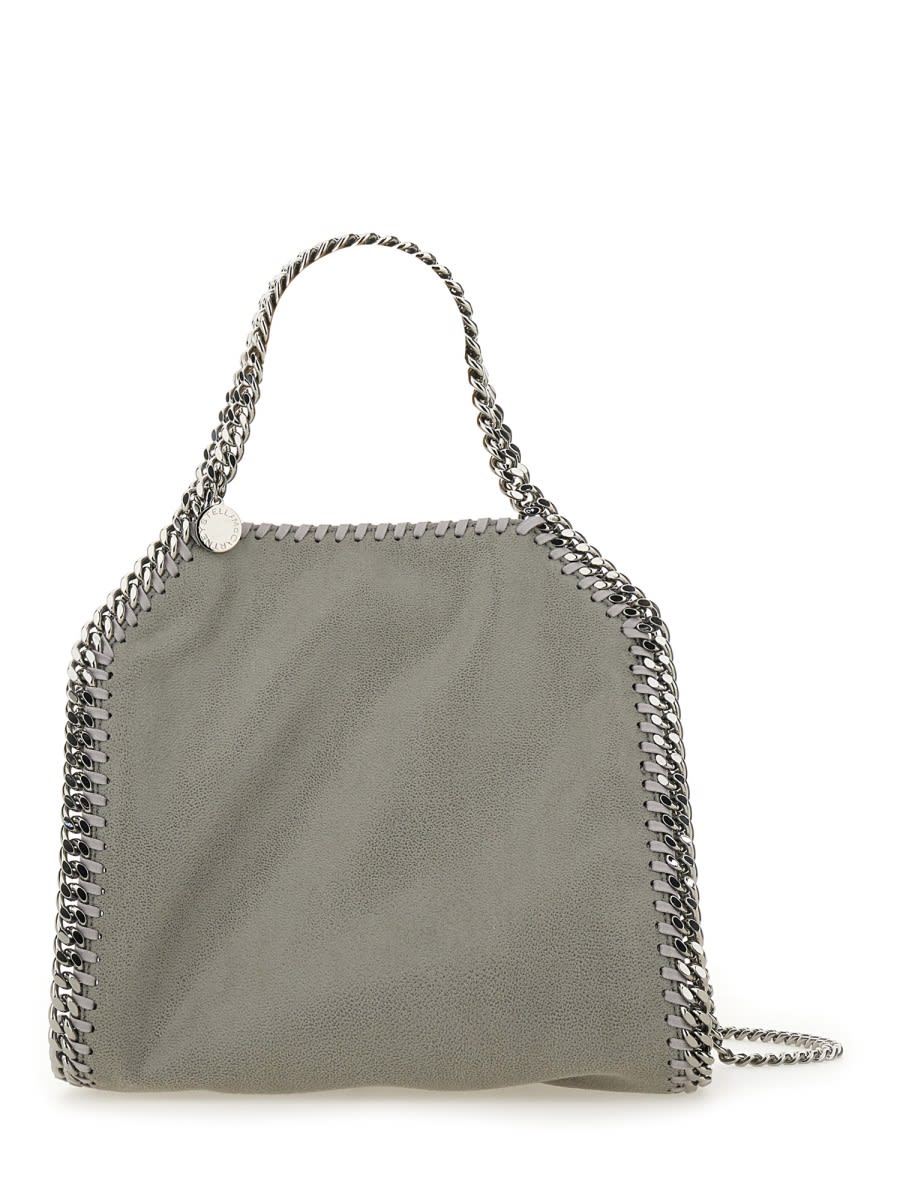 Stella Mccartney Falabella Mini Tote Bag In Gray