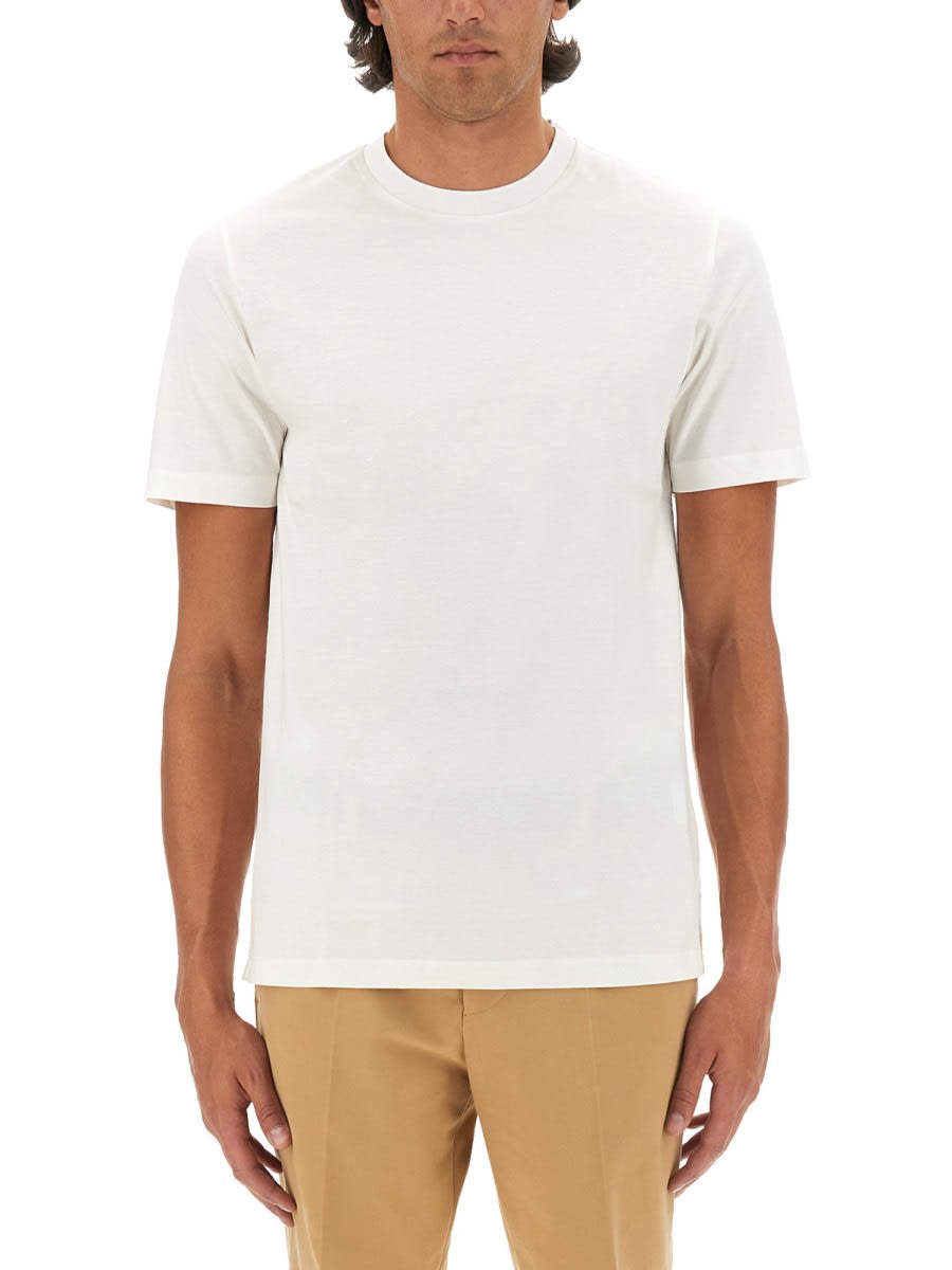 Shop Hugo Boss L-tesar 14 T-shirt In White