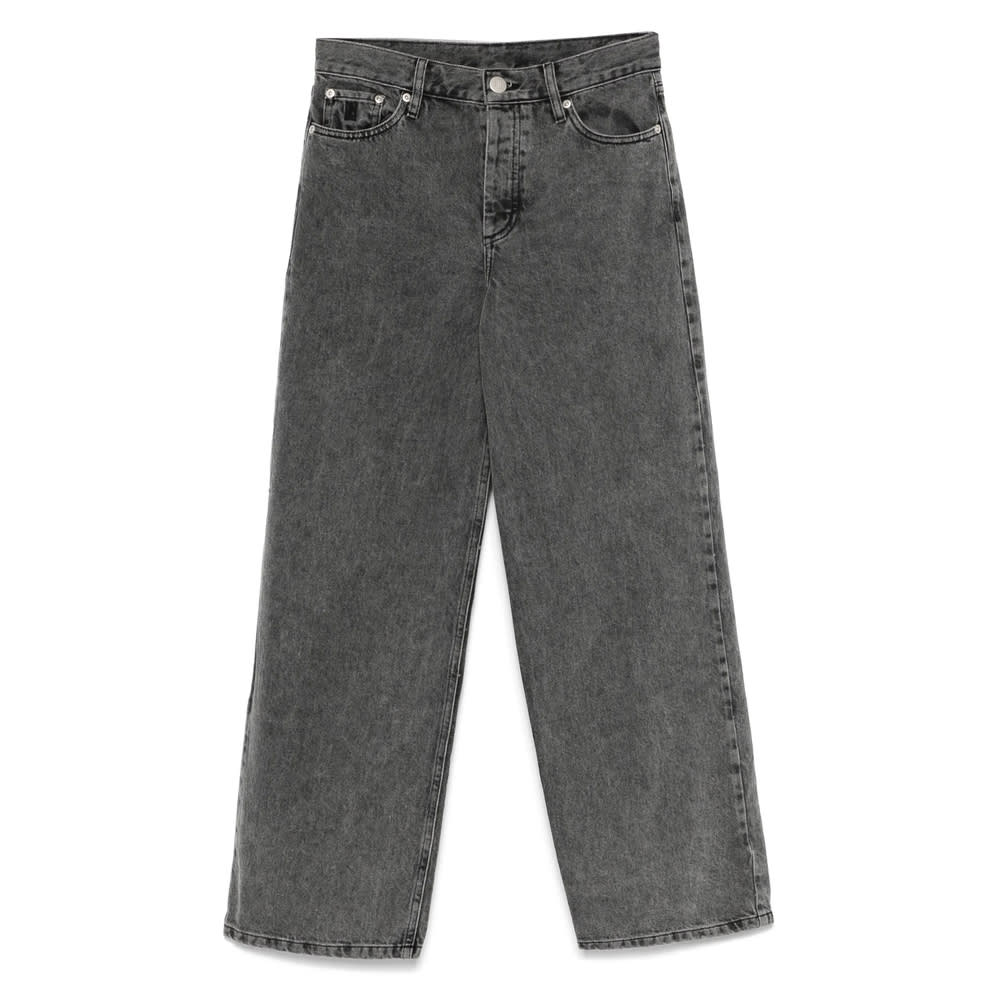 By Malene Birger Denim Straight-leg Jeans In Gray