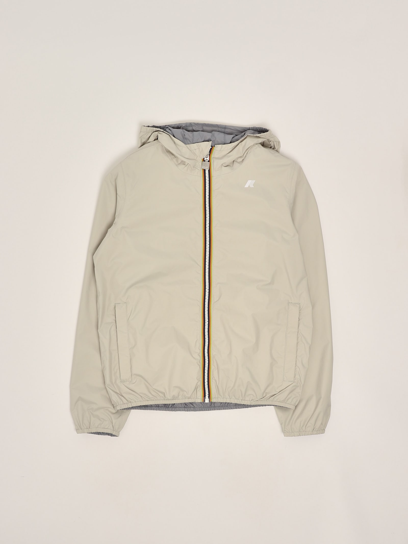 K-way Jack Plus Double Jacket In Gray